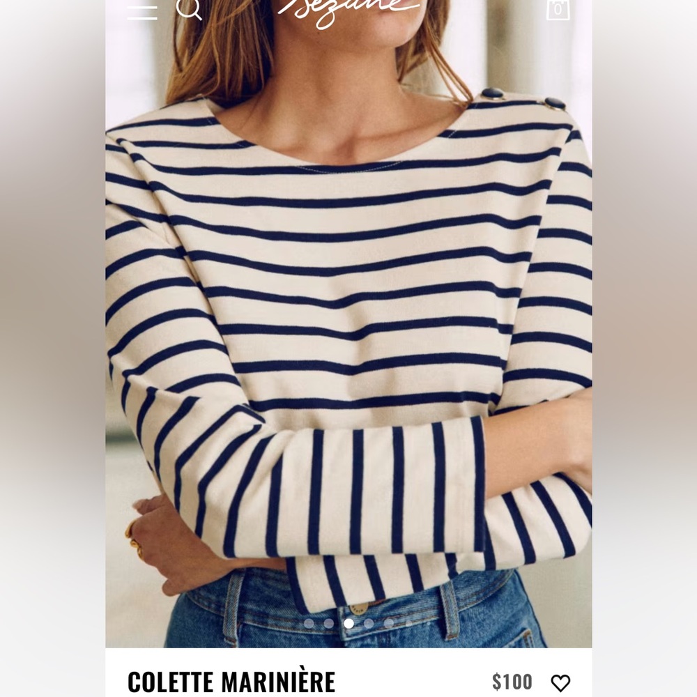 Sezane Mariner Top Medium